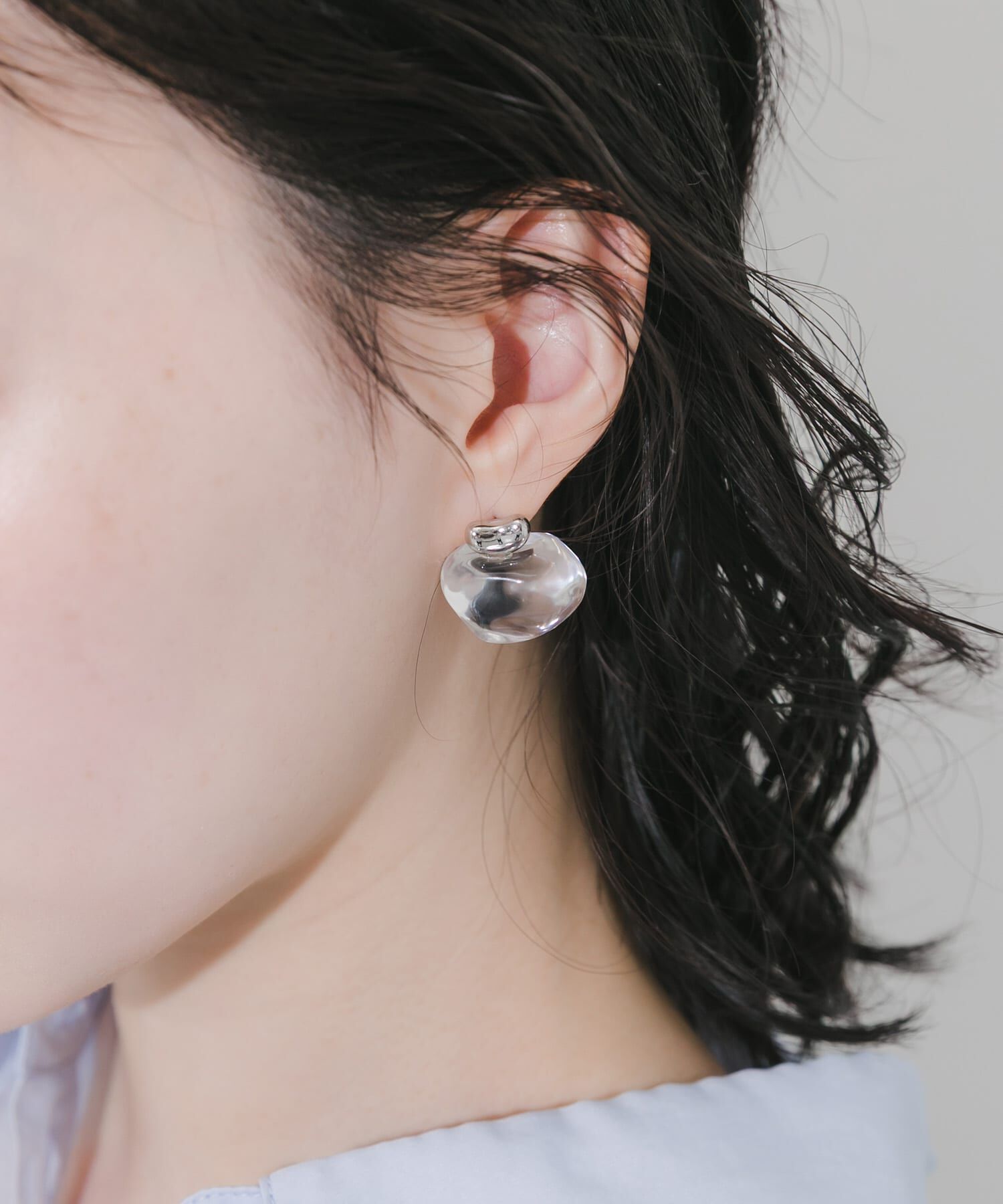 SMELLY「キューブアイスドロップピアス」|ピアス|