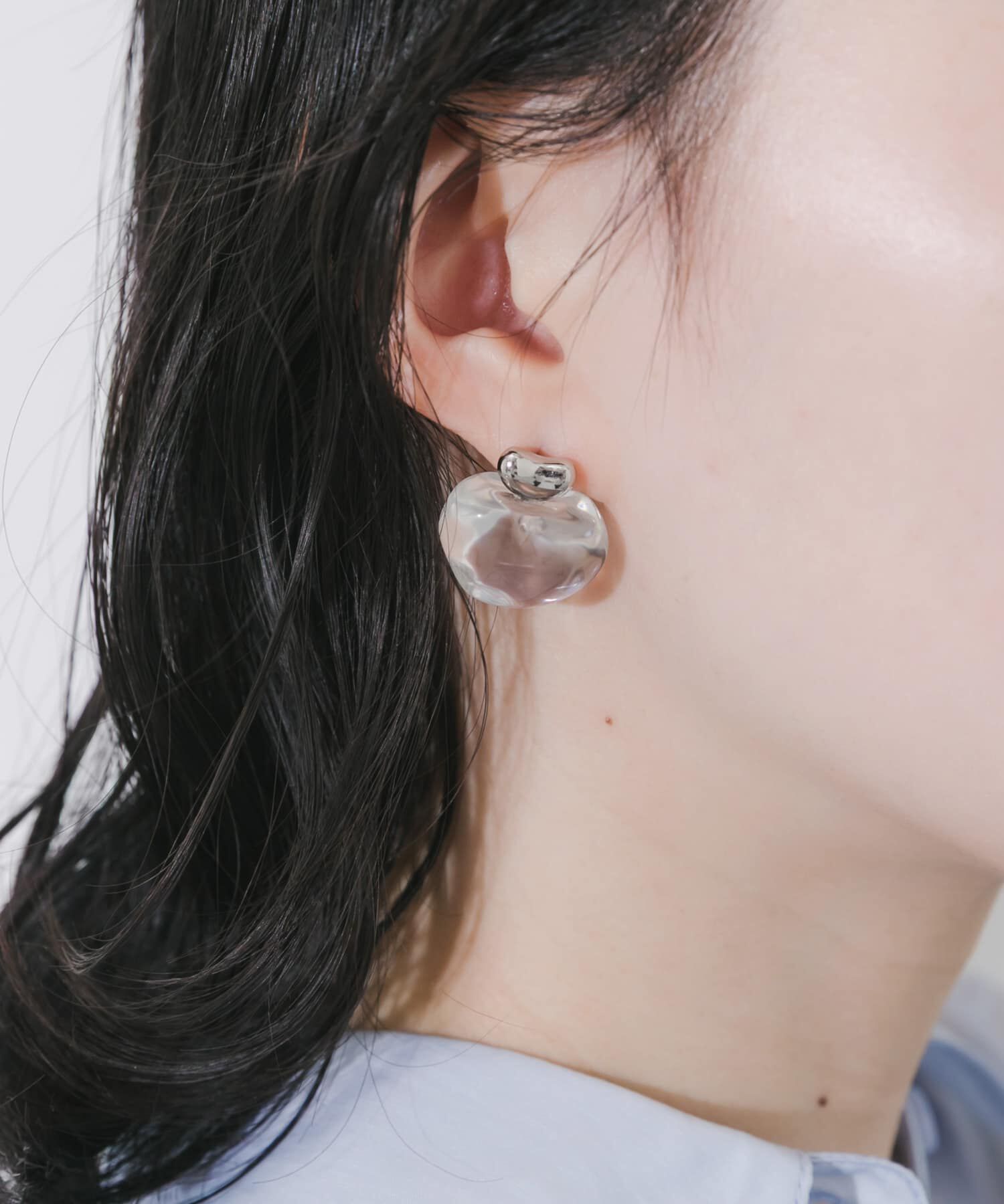 SMELLY「キューブアイスドロップピアス」|ピアス|