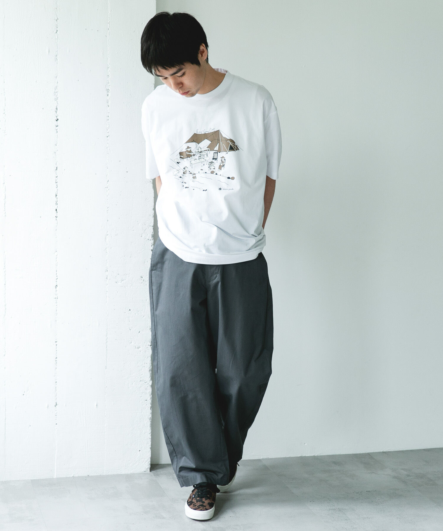 URBAN RESEARCH DOORS「『別注』Snow Peak Apparel&times;DOORS　WA/AC FAMILY CAMP T-SHIRTS」|Tシャツ・カットソー|