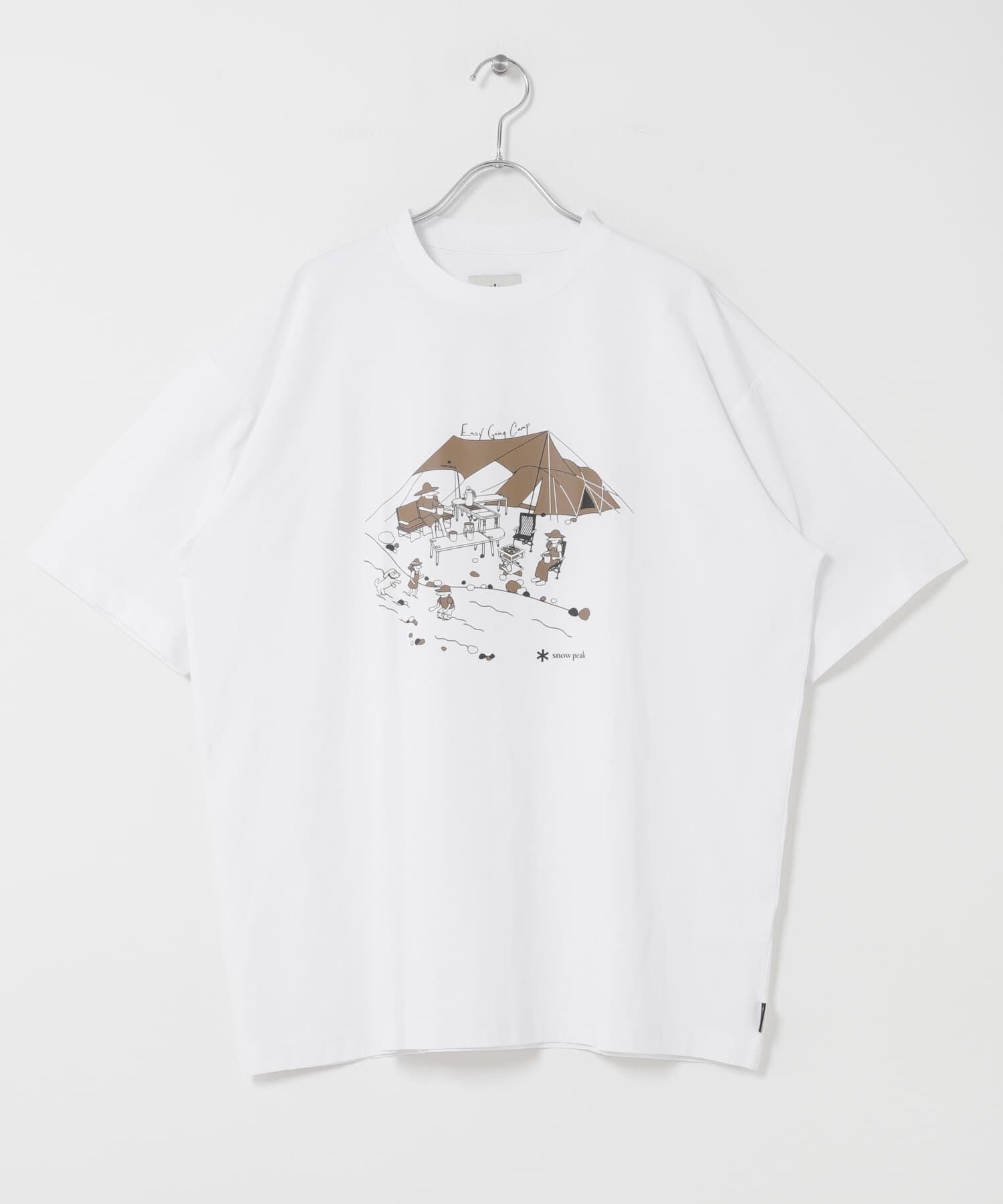 URBAN RESEARCH DOORS「『別注』Snow Peak Apparel&times;DOORS　WA/AC FAMILY CAMP T-SHIRTS」|Tシャツ・カットソー|