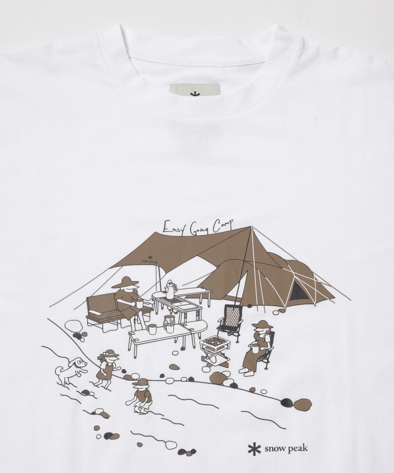 URBAN RESEARCH DOORS「『別注』Snow Peak Apparel&times;DOORS　WA/AC FAMILY CAMP T-SHIRTS」|Tシャツ・カットソー|