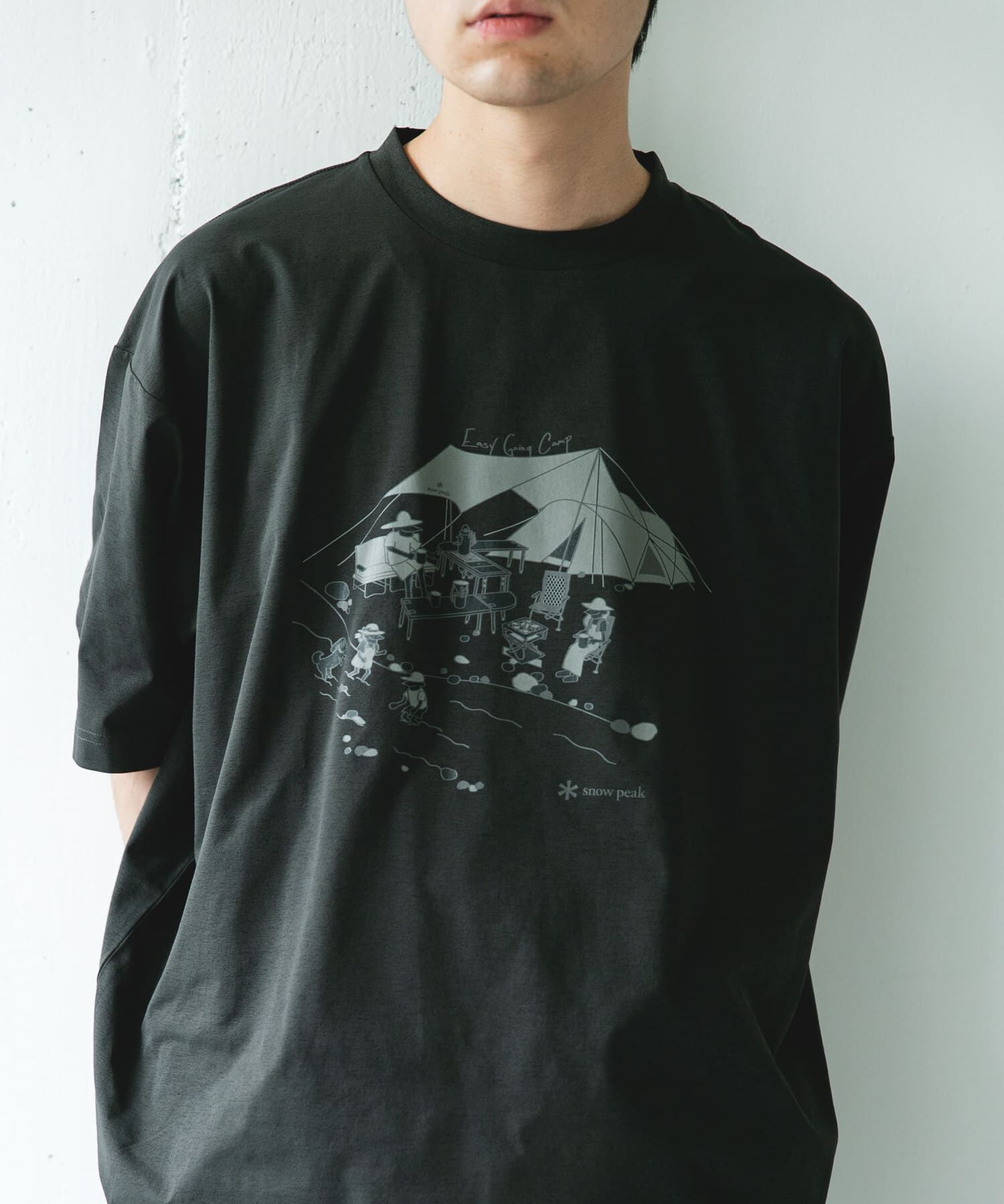 URBAN RESEARCH DOORS「『別注』Snow Peak Apparel&times;DOORS　WA/AC FAMILY CAMP T-SHIRTS」|Tシャツ・カットソー|