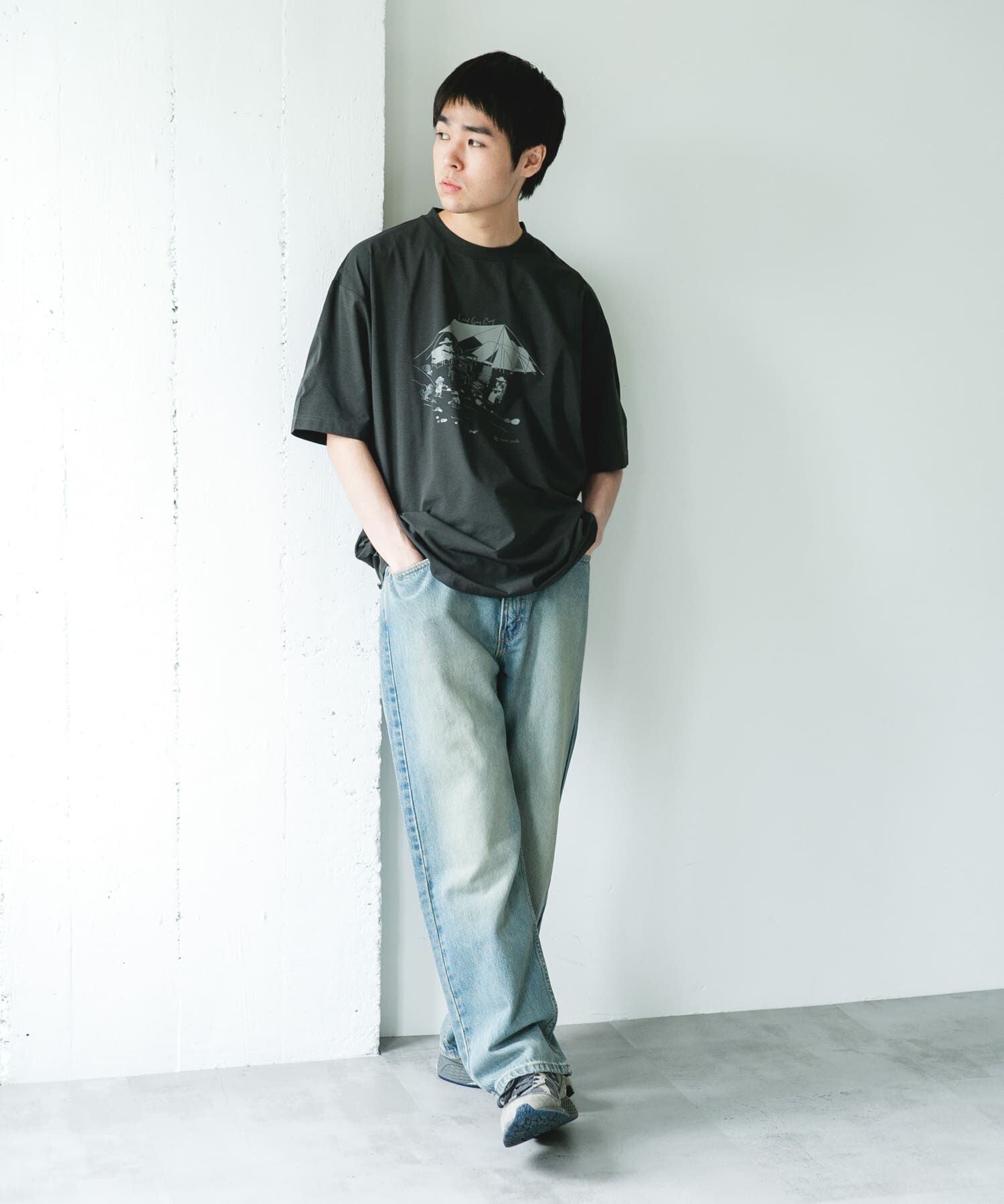 URBAN RESEARCH DOORS「『別注』Snow Peak Apparel&times;DOORS　WA/AC FAMILY CAMP T-SHIRTS」|Tシャツ・カットソー|
