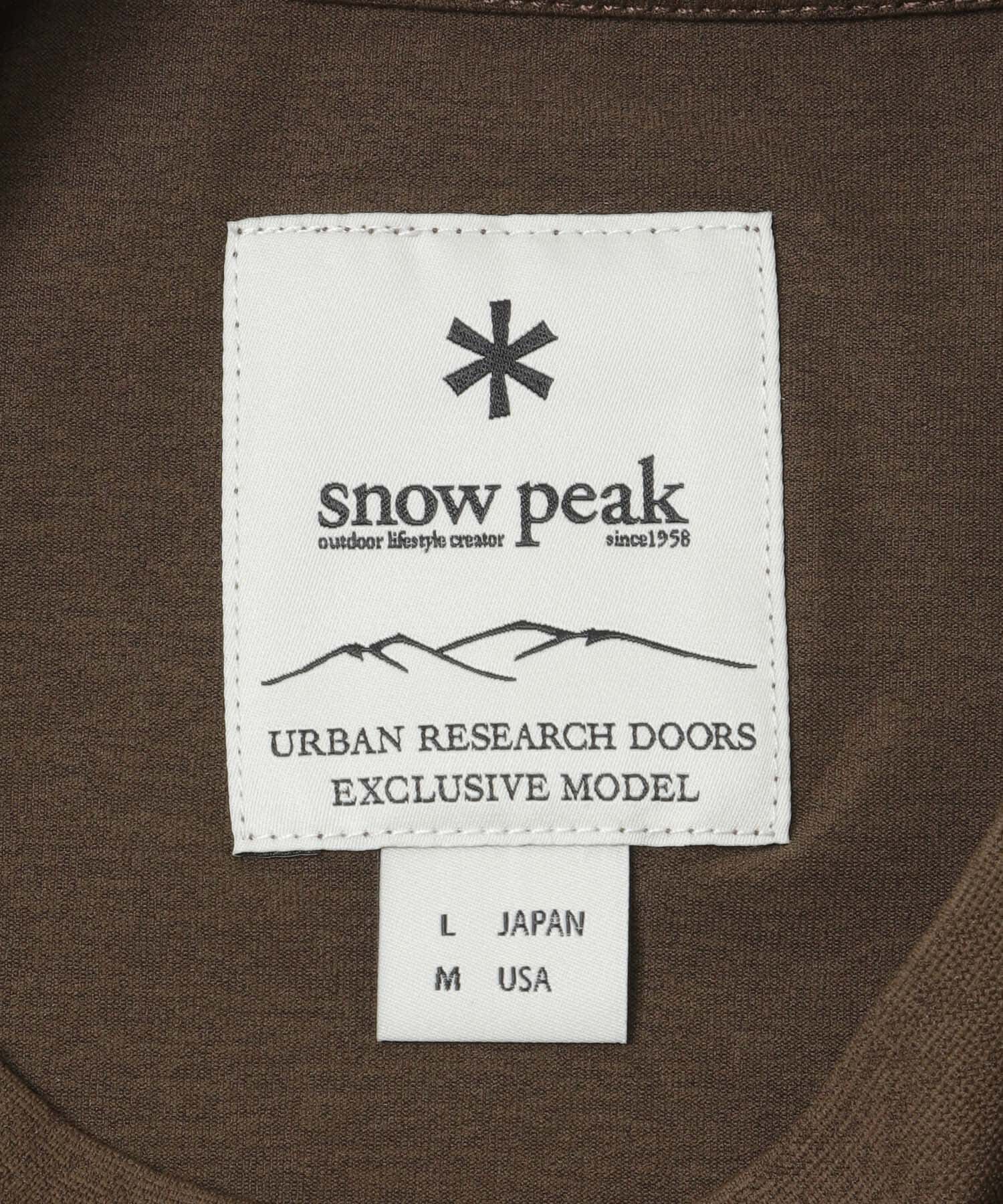 URBAN RESEARCH DOORS「『別注』Snow Peak Apparel&times;DOORS　WA/AC FAMILY CAMP T-SHIRTS」|Tシャツ・カットソー|