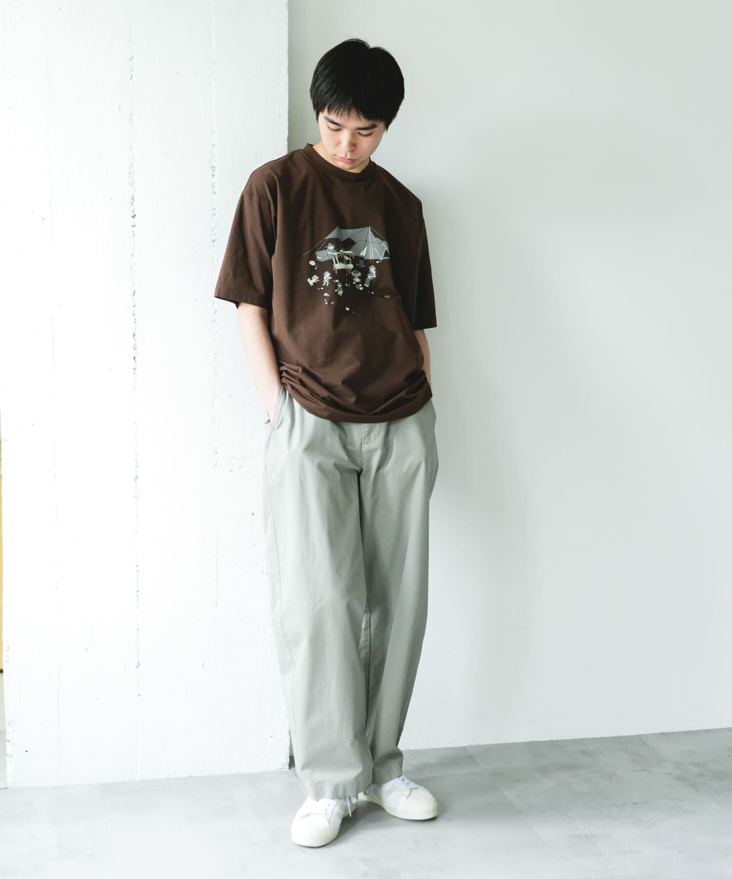 URBAN RESEARCH DOORS「『別注』Snow Peak Apparel&times;DOORS　WA/AC FAMILY CAMP T-SHIRTS」|Tシャツ・カットソー|