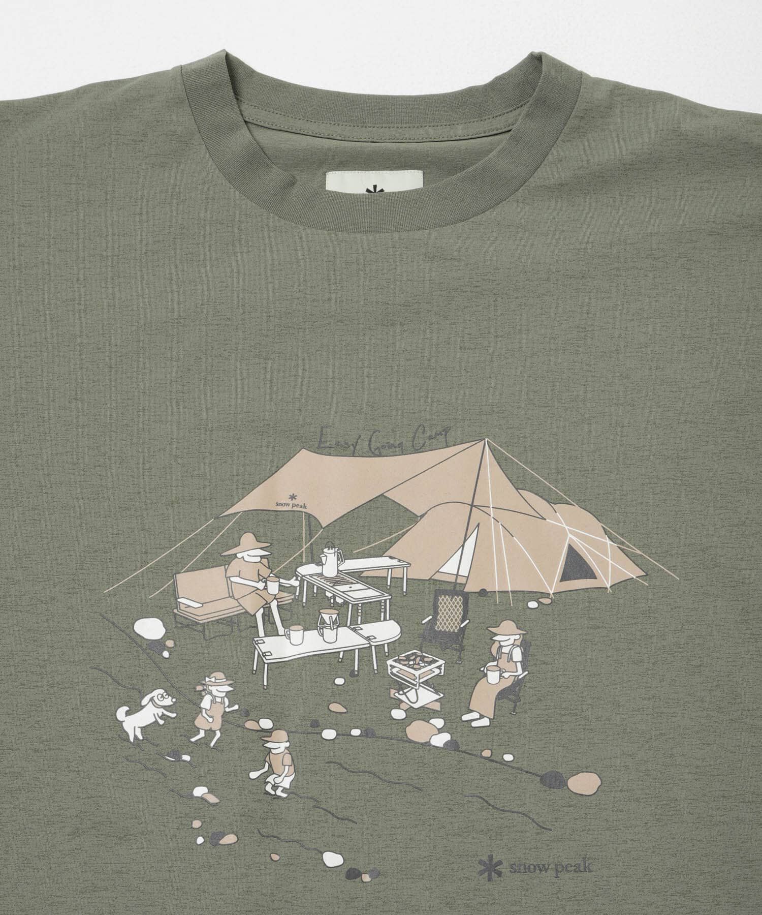 URBAN RESEARCH DOORS「『別注』Snow Peak Apparel&times;DOORS　WA/AC FAMILY CAMP T-SHIRTS」|Tシャツ・カットソー|