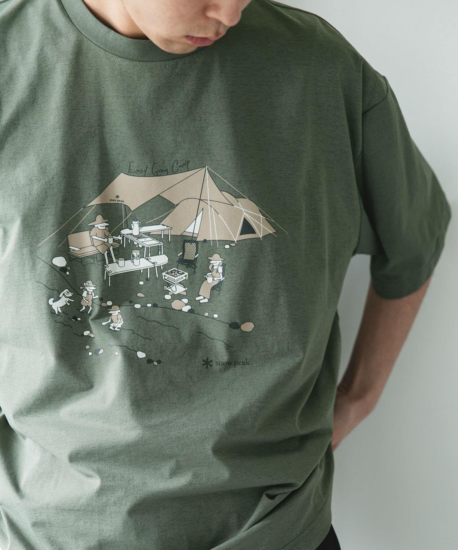 URBAN RESEARCH DOORS「『別注』Snow Peak Apparel&times;DOORS　WA/AC FAMILY CAMP T-SHIRTS」|Tシャツ・カットソー|
