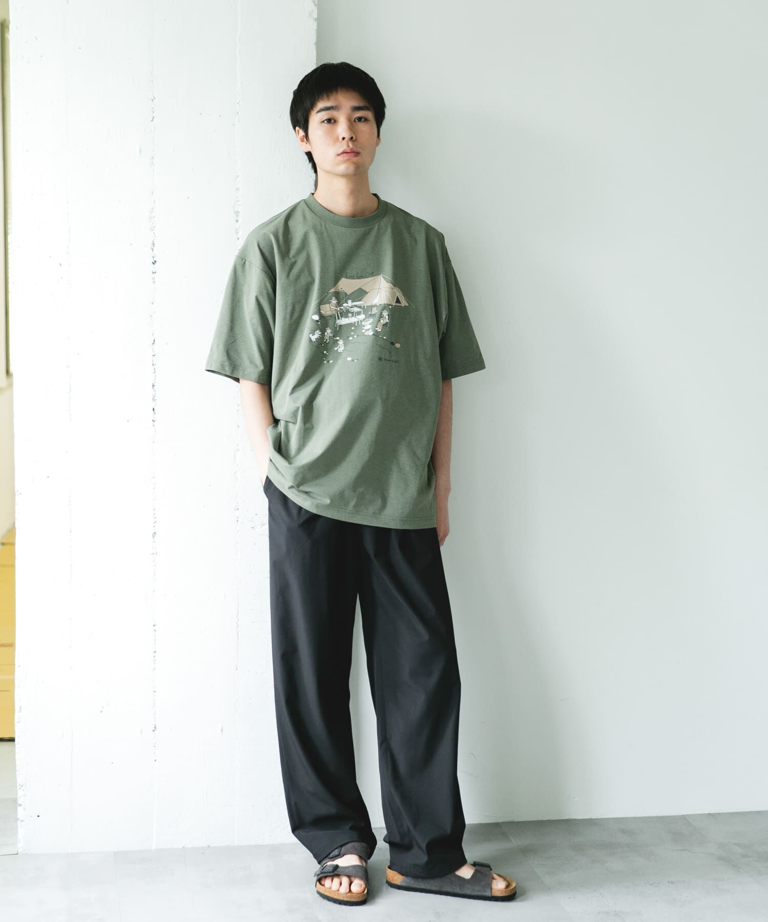 URBAN RESEARCH DOORS「『別注』Snow Peak Apparel&times;DOORS　WA/AC FAMILY CAMP T-SHIRTS」|Tシャツ・カットソー|