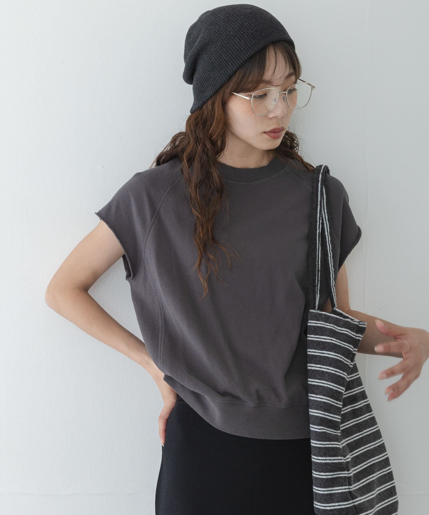 Sonny Label 「ガーゼ裏毛フレンチスリーブスウェット」|Tシャツ・カットソー|