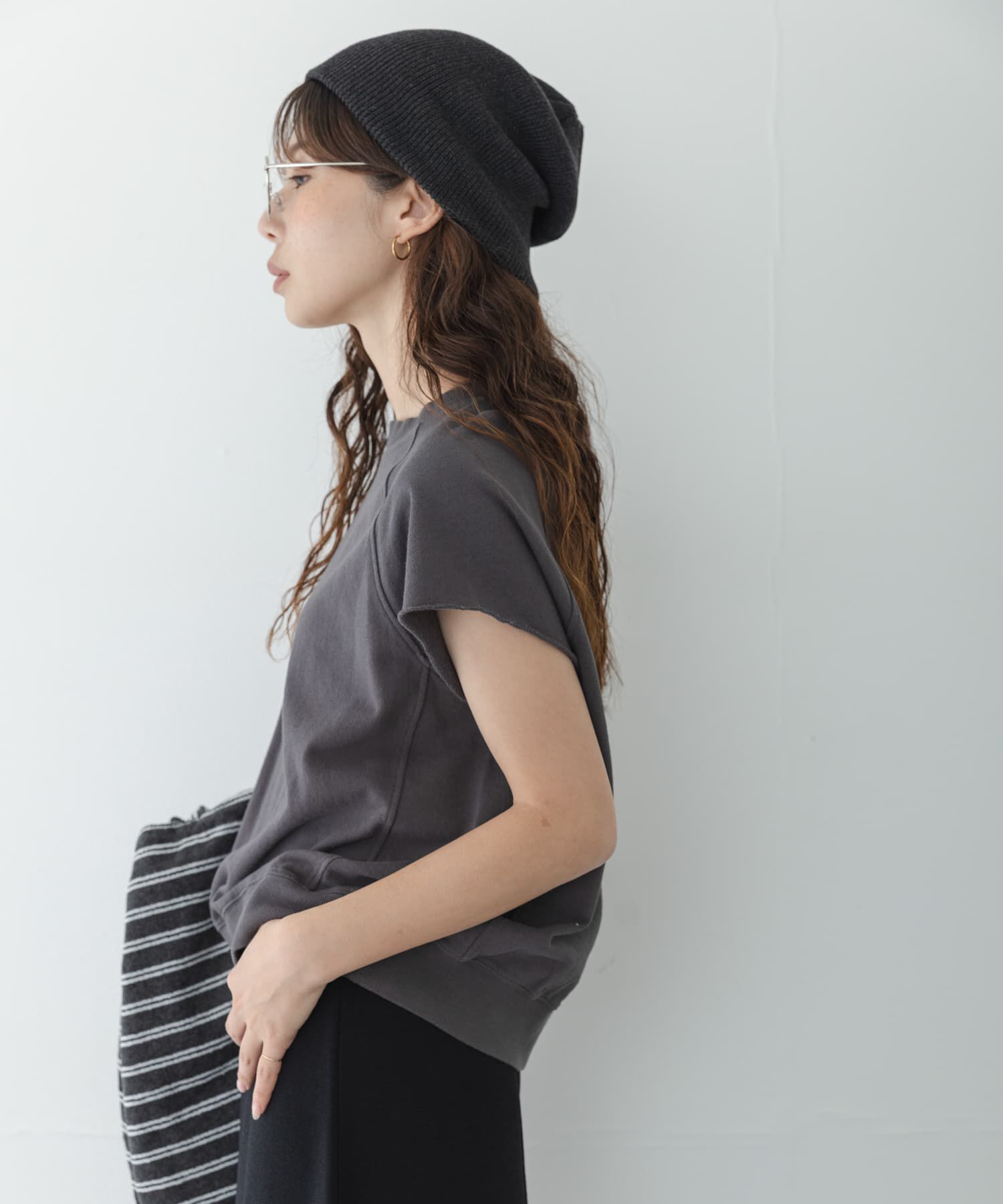 Sonny Label 「ガーゼ裏毛フレンチスリーブスウェット」|Tシャツ・カットソー|