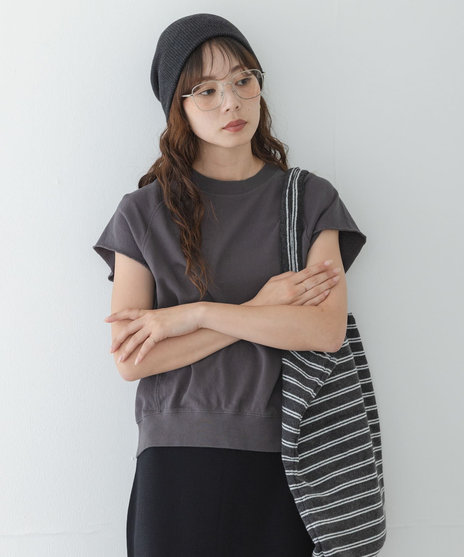 Sonny Label 「ガーゼ裏毛フレンチスリーブスウェット」|Tシャツ・カットソー|