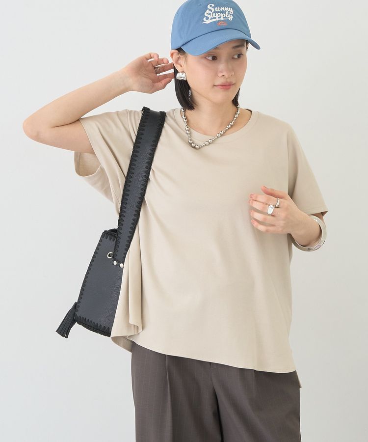 AMERICAN HOLIC「【接触冷感・UVカット】ルーズコクーンプルオーバー」|Tシャツ・カットソー|