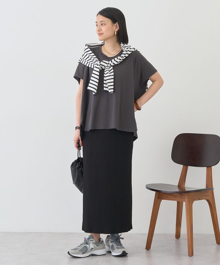 AMERICAN HOLIC「【接触冷感・UVカット】ルーズコクーンプルオーバー」|Tシャツ・カットソー|
