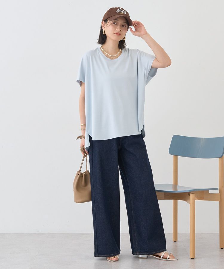AMERICAN HOLIC「【接触冷感・UVカット】ルーズコクーンプルオーバー」|Tシャツ・カットソー|