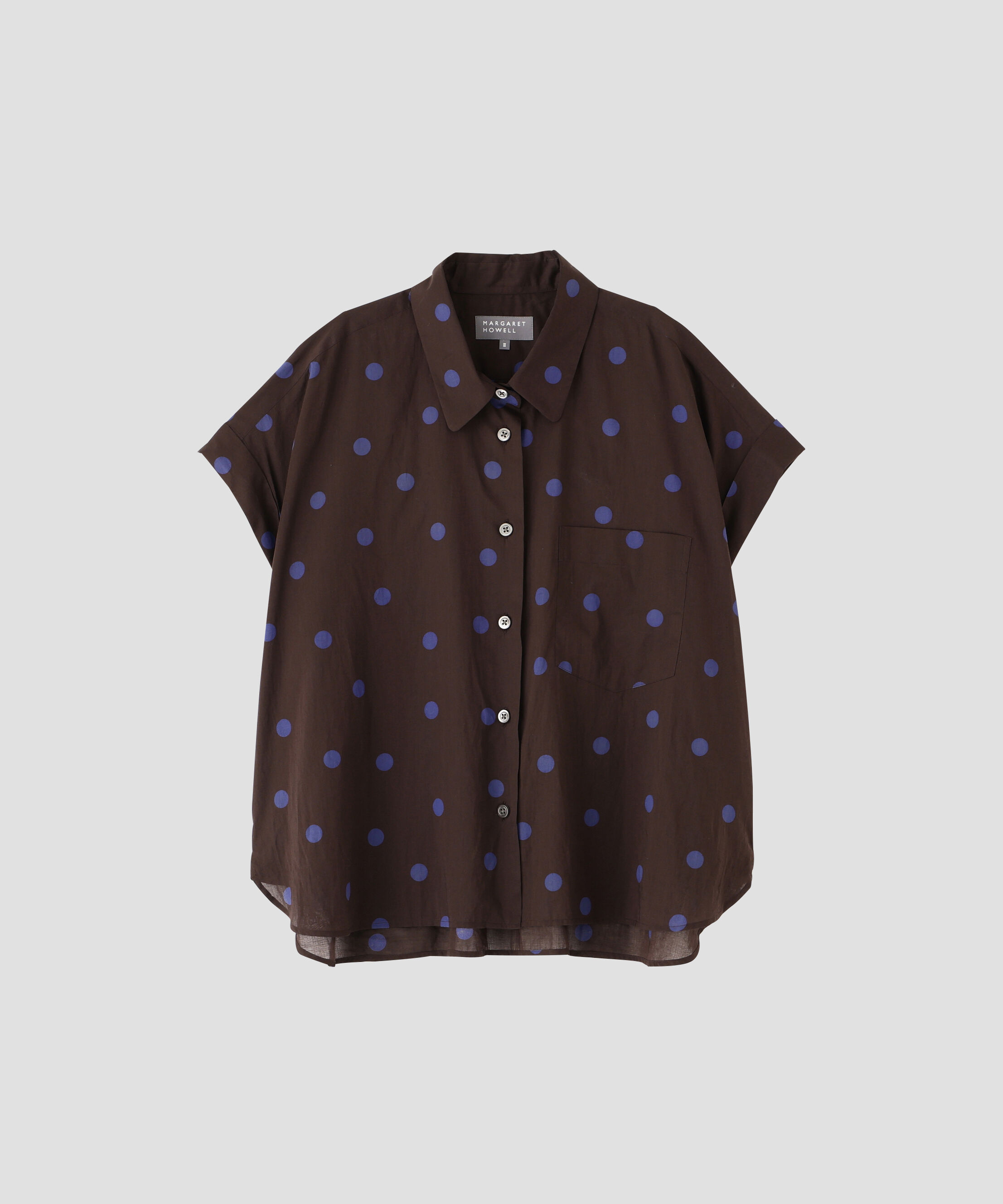  「POLKA DOT COTTON POPLIN SHIRT」|シャツ・ブラウス|