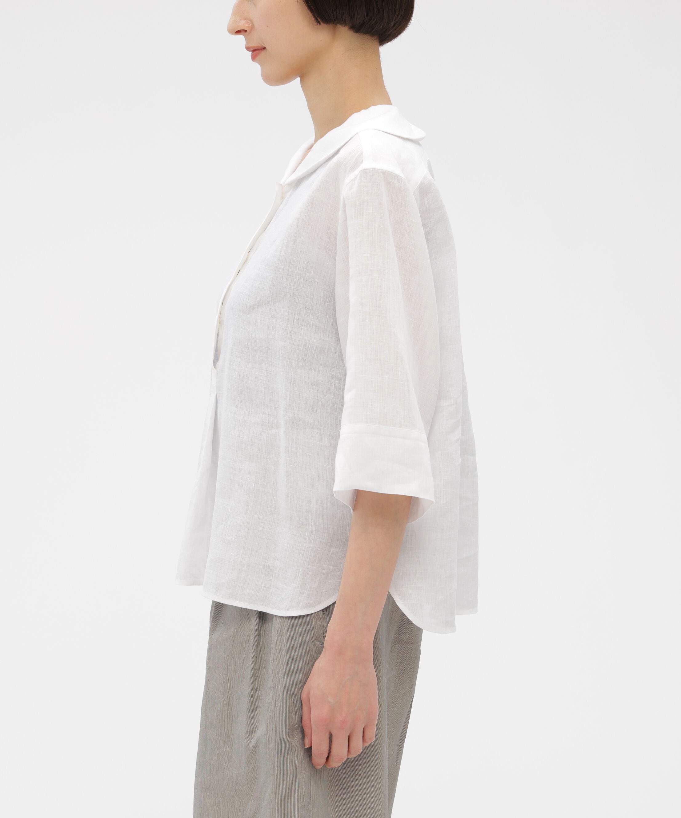  「LINEN VOILE SHIRT」|シャツ・ブラウス|