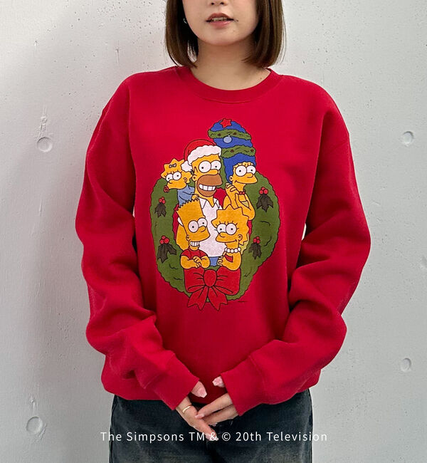 archives「【ＴＨＥ　ＳＩＭＰＳＯＮＳ】　Ｓｗｅａｔｓｈｉｒｔ／」|Tシャツ・カットソー|RED