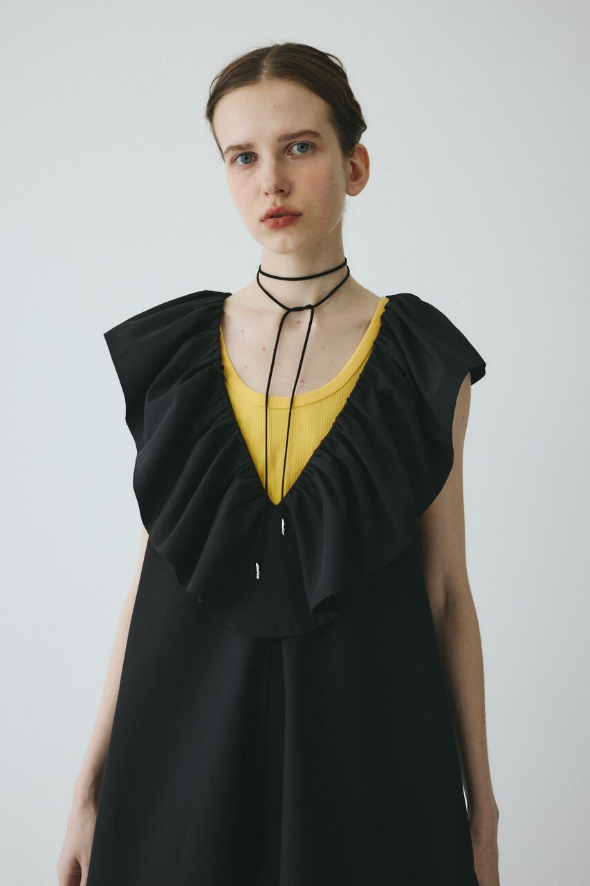 HeRIN.CYE「［予約］V neck frill all in one」|ワンピース|
