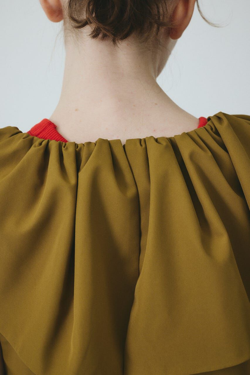 HeRIN.CYE「［予約］V neck frill all in one」|ワンピース|