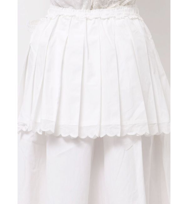 merry jenny「pleats apron layered skirt」|スカート|