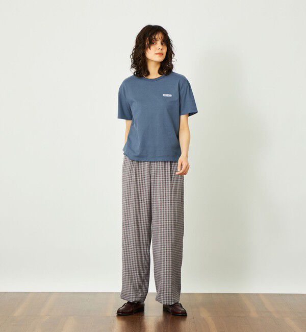 MACKINTOSH PHILOSOPHY「GREY LABEL リネンミックスロゴTシャツ」|Tシャツ・カットソー|