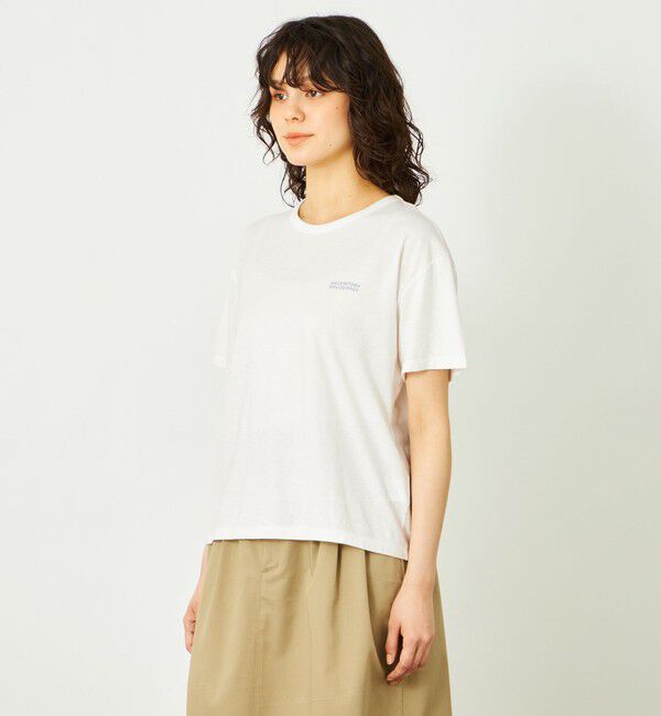 MACKINTOSH PHILOSOPHY「GREY LABEL リネンミックスロゴTシャツ」|Tシャツ・カットソー|