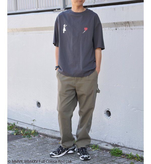 VENCE share style「【接触冷感】Banksy バンクシー Girl with Balloon プリントT」|Tシャツ・カットソー|