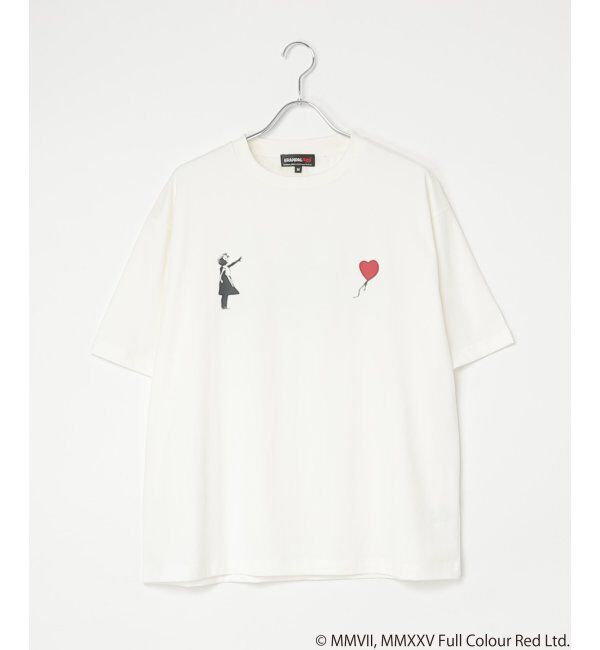 VENCE share style「【接触冷感】Banksy バンクシー Girl with Balloon プリントT」|Tシャツ・カットソー|