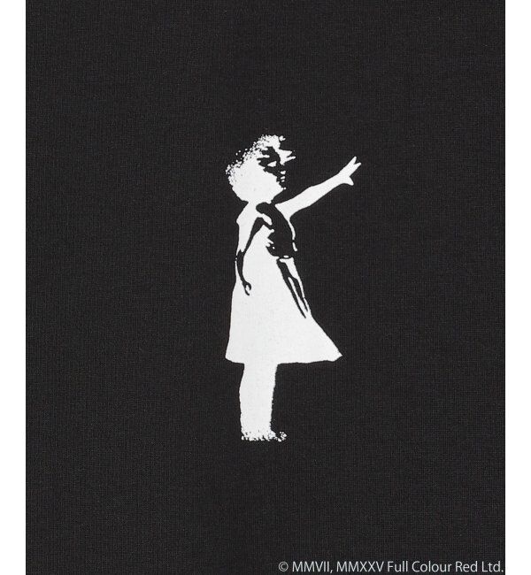 VENCE share style「【接触冷感】Banksy バンクシー Girl with Balloon プリントT」|Tシャツ・カットソー|