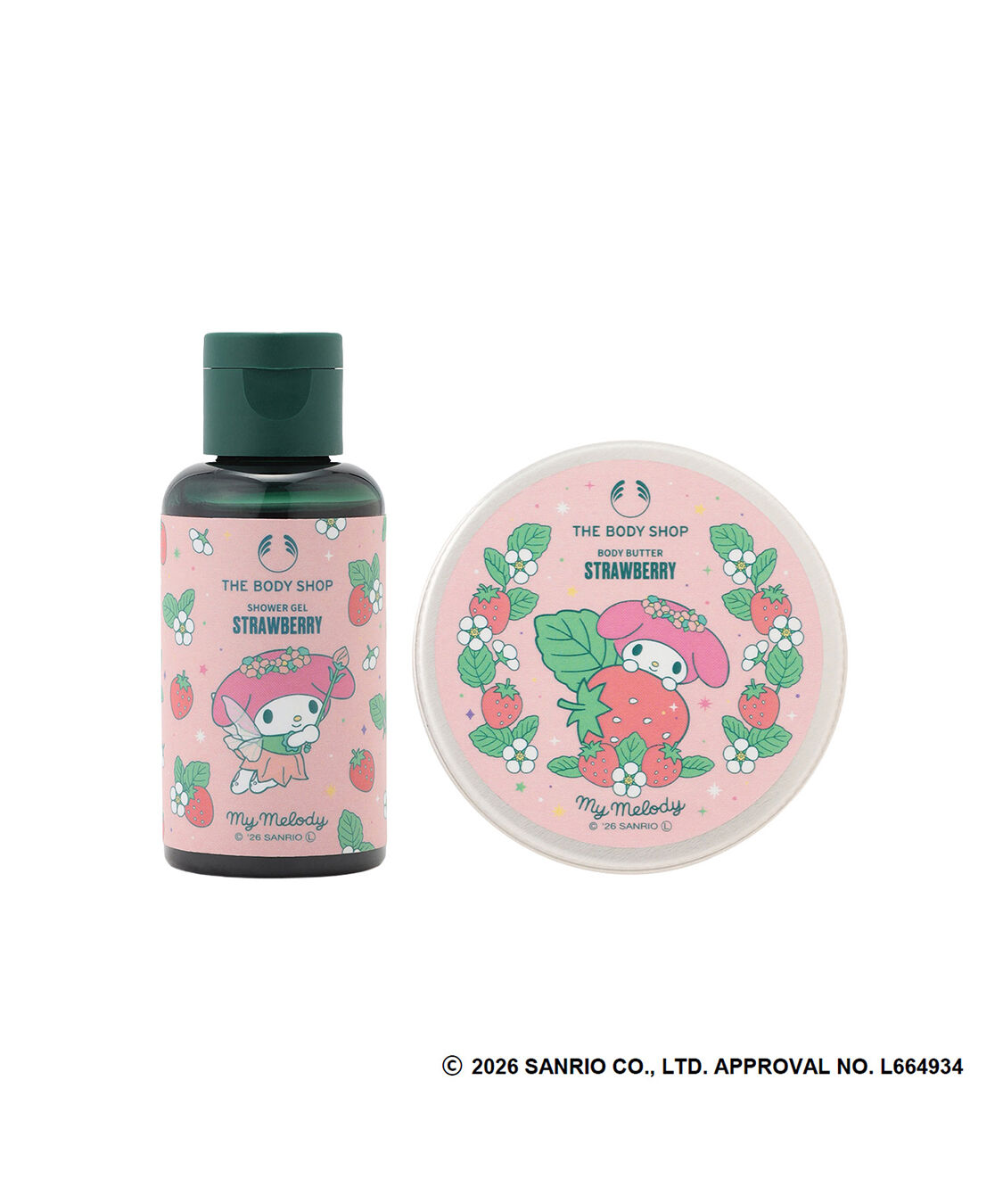 THE BODY SHOP「【マイメロディ】ミニボディケアギフト ST（香り：ストロベリー）」|キット・セット|
