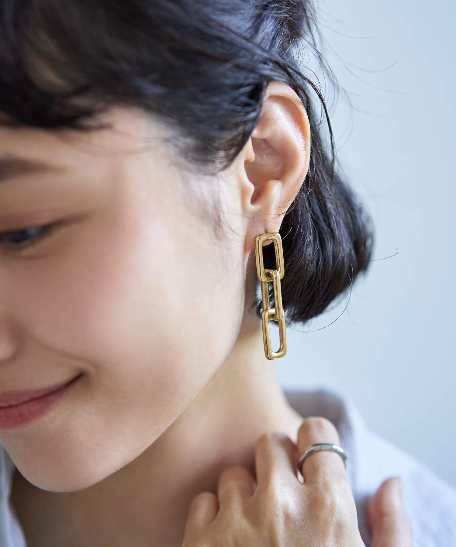 STYLE DELI「スイングチェーンピアス」|ピアス|