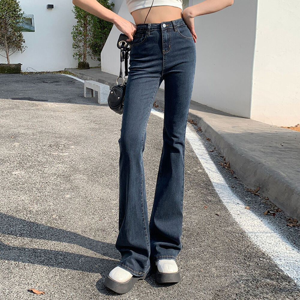 BACKYARD FAMILY「デニムパンツ レディース 通販 ジーンズ ジーパン ストレッチパンツ ブーツカットパンツ パンツ」|その他|ブルー1
