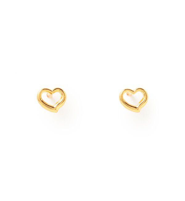 Ray BEAMS 「プチ フレーム ハート ピアス」|ピアス|