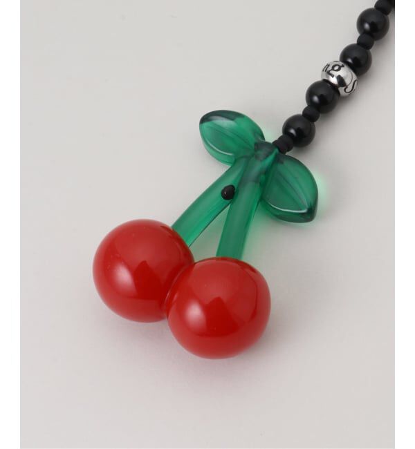 JOINT WORKS「String Ting / ストリング ティング Cherry Drop Obsidian Charm」|キーケース|