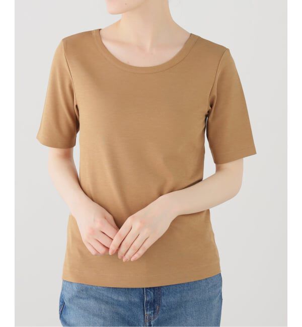  「【洗える】接触冷感クルーネックカットソー」|Tシャツ・カットソー|