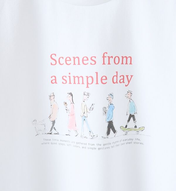ABAHOUSE「【EVERYDAY LIFE】 グラフィックTシャツ」|Tシャツ・カットソー|