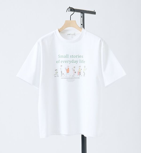 ABAHOUSE「【EVERYDAY LIFE】 グラフィックTシャツ」|Tシャツ・カットソー|