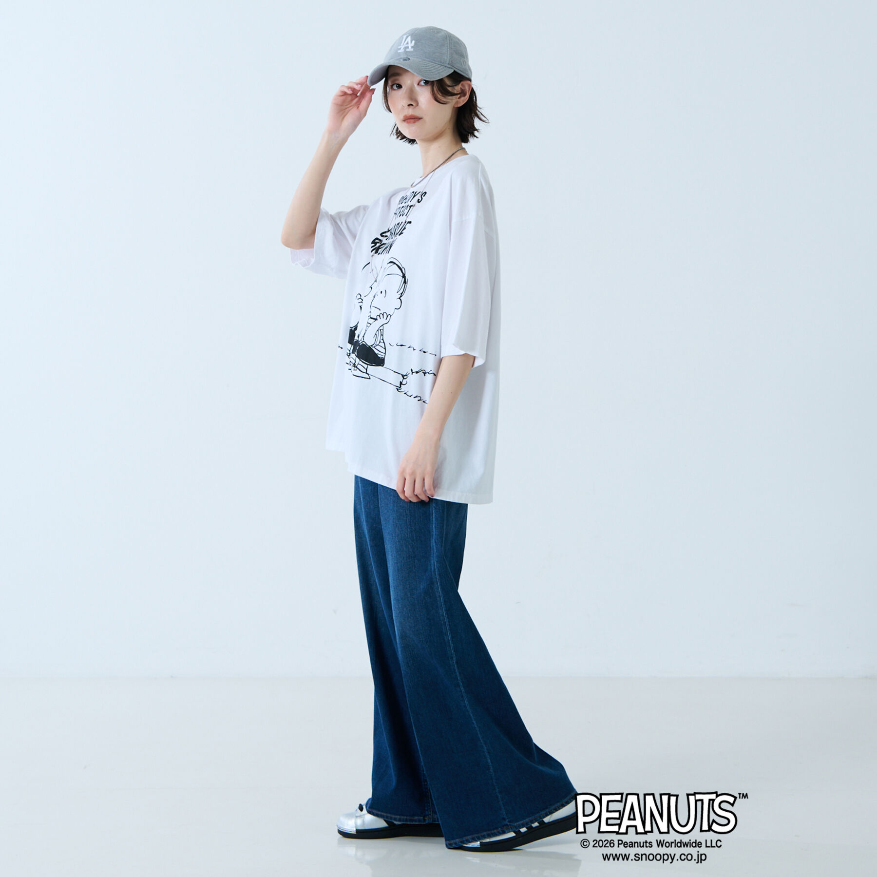 Rouge vif「【JOHNBULL/ジョンブル】PEANUTS プリントTシャツ / スヌーピー」|Tシャツ・カットソー|