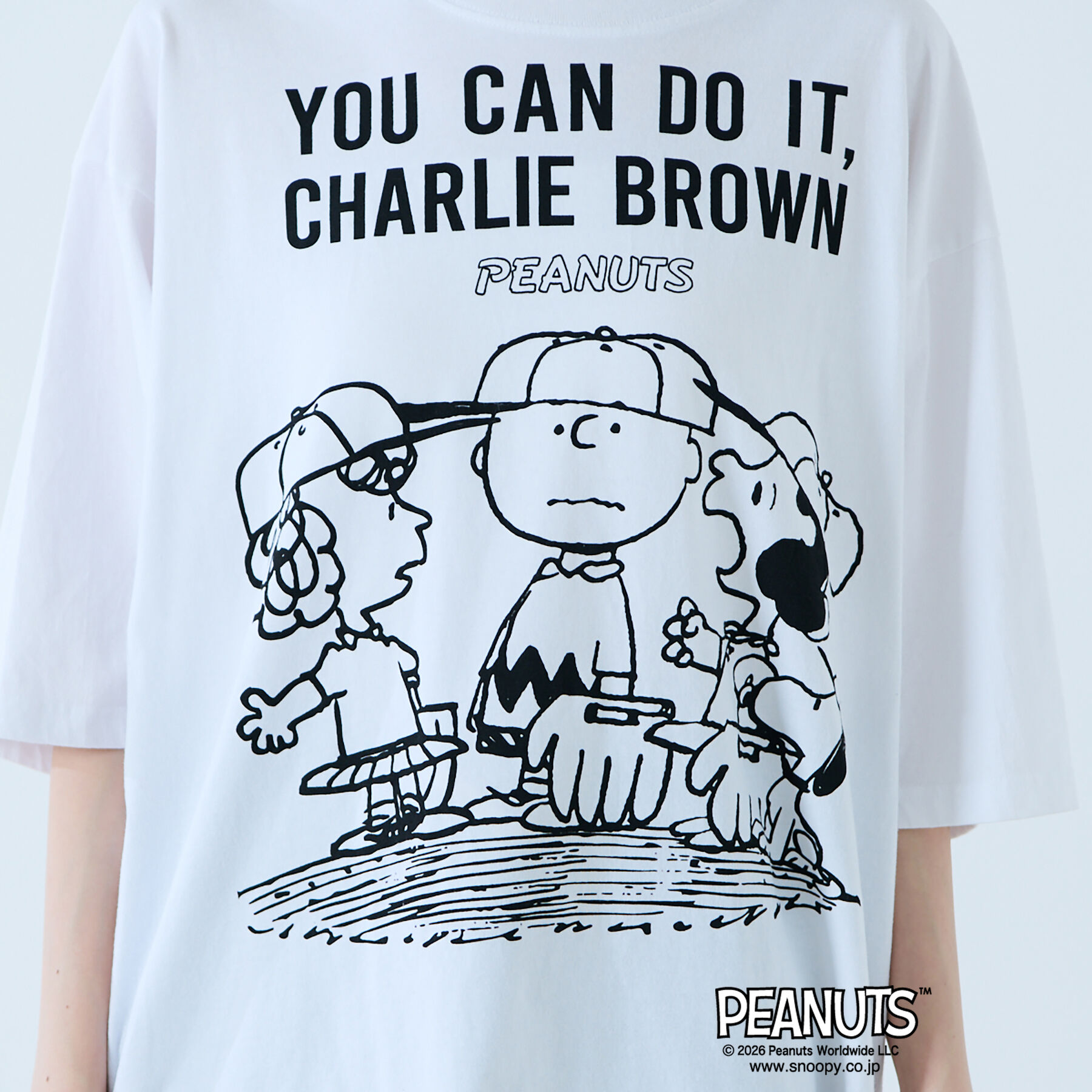 Rouge vif「【JOHNBULL/ジョンブル】PEANUTS プリントTシャツ / スヌーピー」|Tシャツ・カットソー|