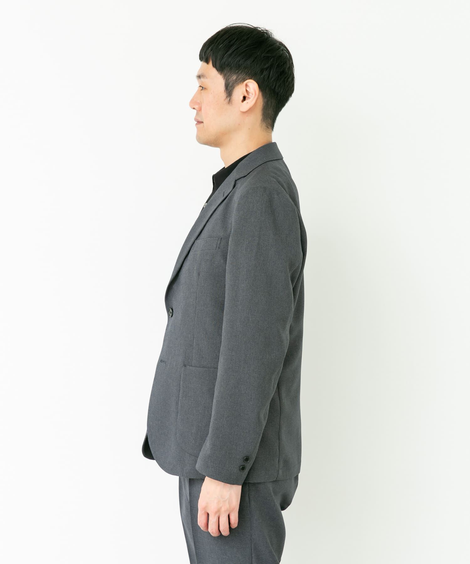 URBAN RESEARCH DOORS「LIFE STYLE TAILOR　リネンライク千鳥柄コンフォータブルジャケット」|その他|