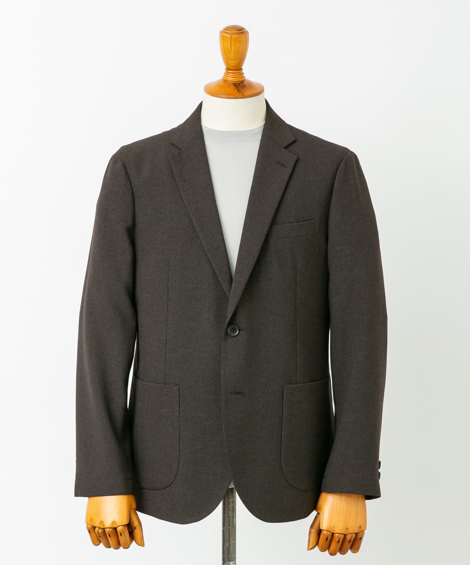 URBAN RESEARCH DOORS「LIFE STYLE TAILOR　リネンライク千鳥柄コンフォータブルジャケット」|その他|