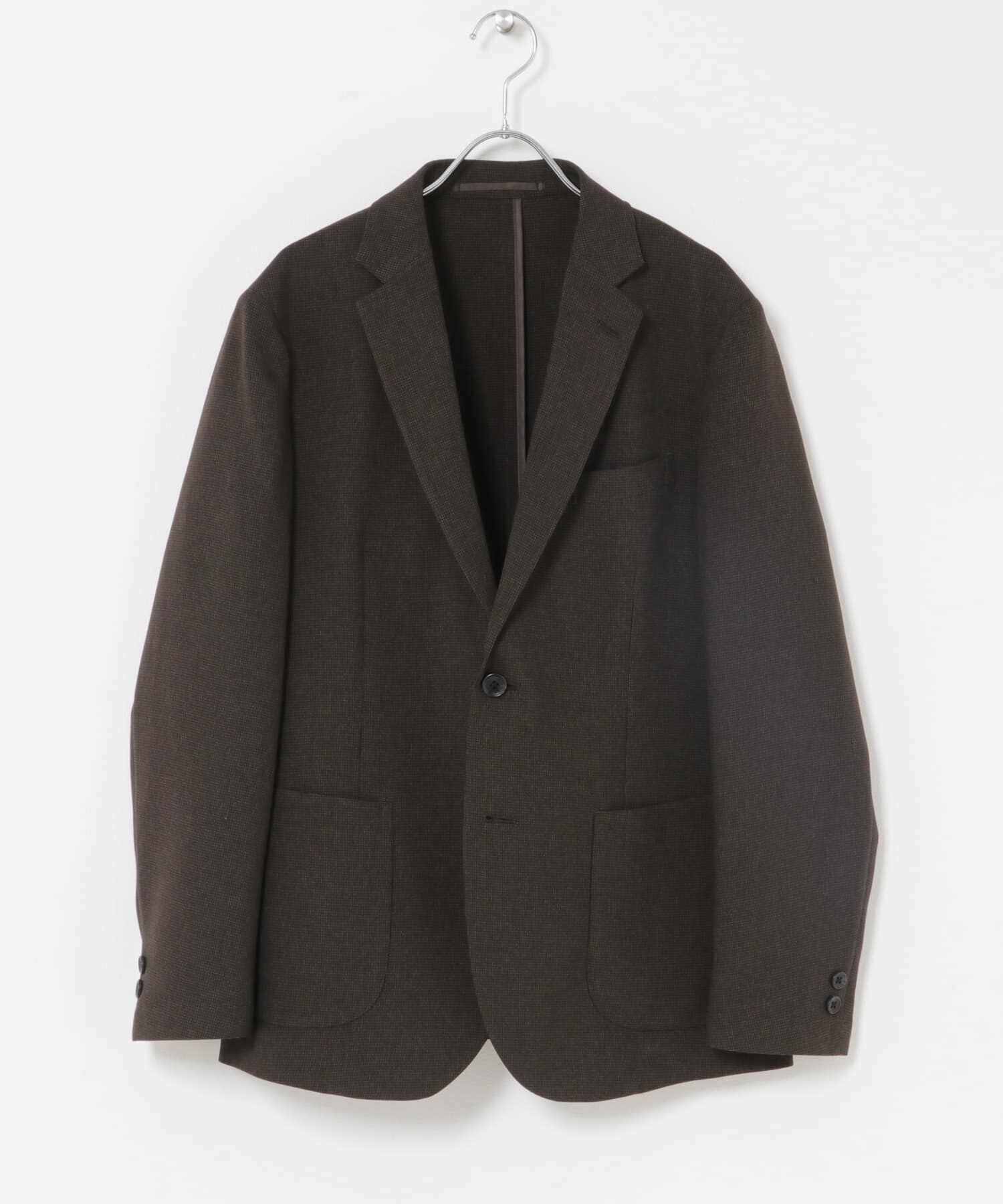 URBAN RESEARCH DOORS「LIFE STYLE TAILOR　リネンライク千鳥柄コンフォータブルジャケット」|その他|