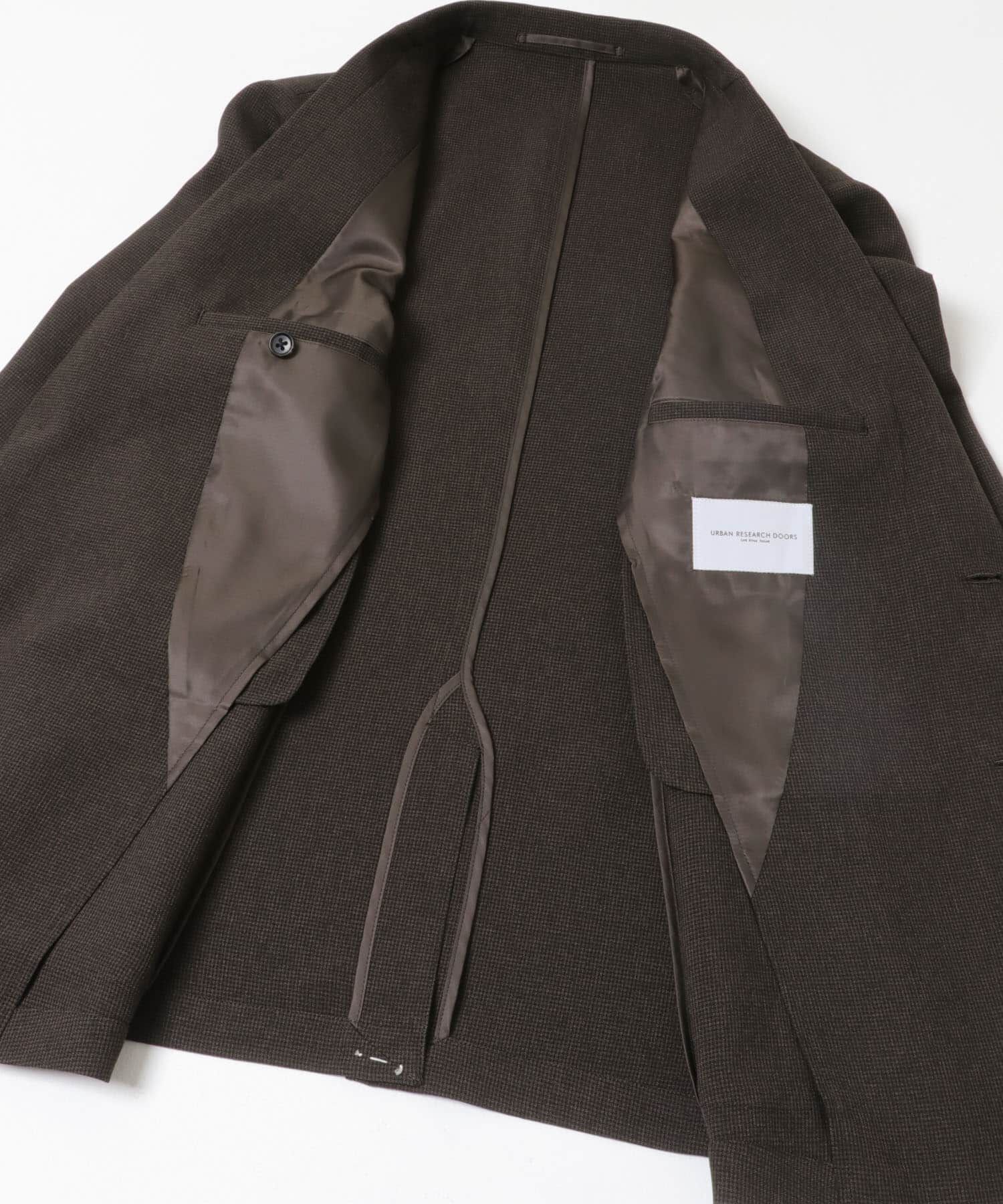 URBAN RESEARCH DOORS「LIFE STYLE TAILOR　リネンライク千鳥柄コンフォータブルジャケット」|その他|