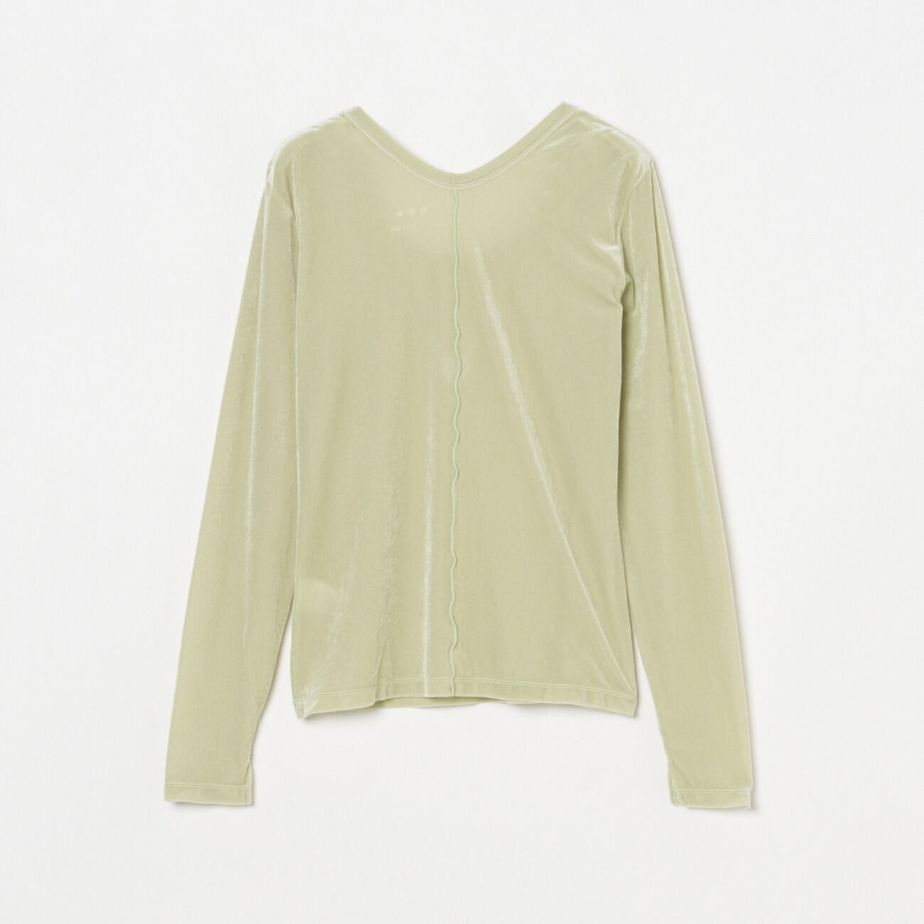  「three dots SHEER VELOUR LONG SLEEVE TEE」|Tシャツ・カットソー|