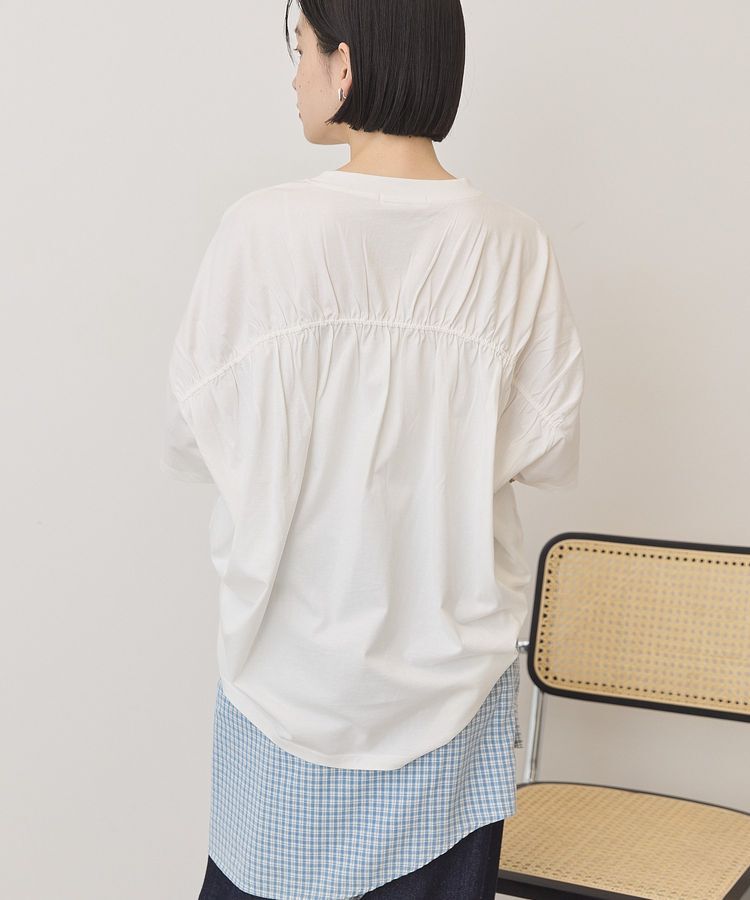 AMERICAN HOLIC「バックギャザーコクーンカットプルオーバー」|Tシャツ・カットソー|