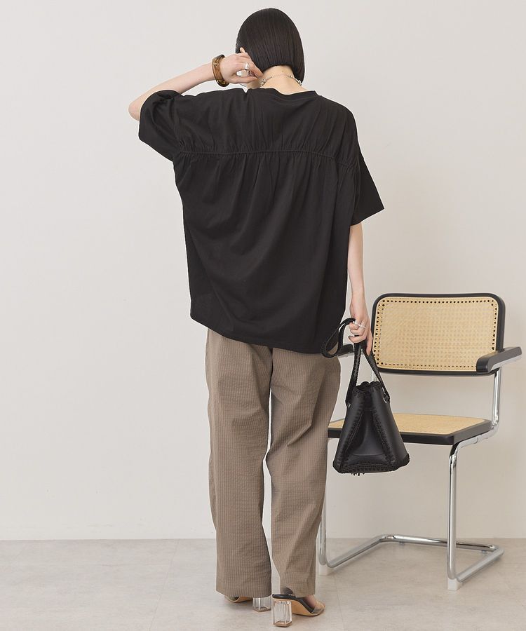 AMERICAN HOLIC「バックギャザーコクーンカットプルオーバー」|Tシャツ・カットソー|
