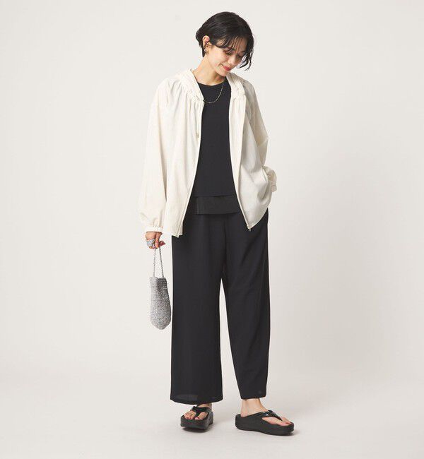 UNITED ARROWS green label relaxing「［size SHORTあり］フード ギャザー シャツ 」|シャツ・ブラウス|