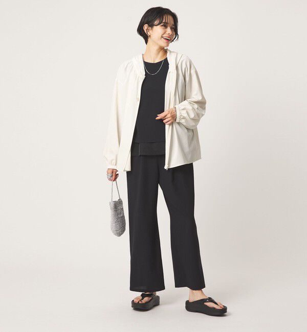 UNITED ARROWS green label relaxing「［size SHORTあり］フード ギャザー シャツ 」|シャツ・ブラウス|