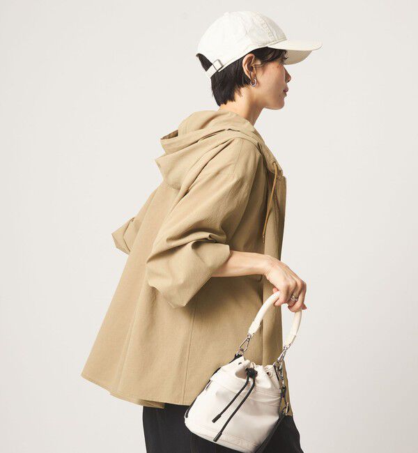 UNITED ARROWS green label relaxing「［size SHORTあり］フード ギャザー シャツ 」|シャツ・ブラウス|