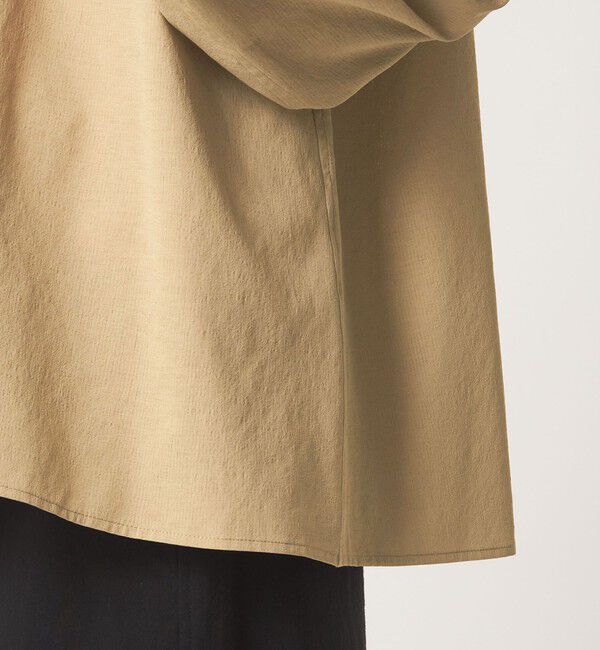 UNITED ARROWS green label relaxing「［size SHORTあり］フード ギャザー シャツ 」|シャツ・ブラウス|